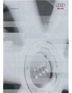 2001 AUDI A4 PRESSEMAPPE DEUTSCH