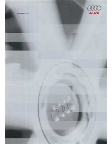 2001 AUDI A4 PRESSEMAPPE DEUTSCH