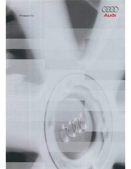 2001 AUDI A4 PRESSEMAPPE DEUTSCH