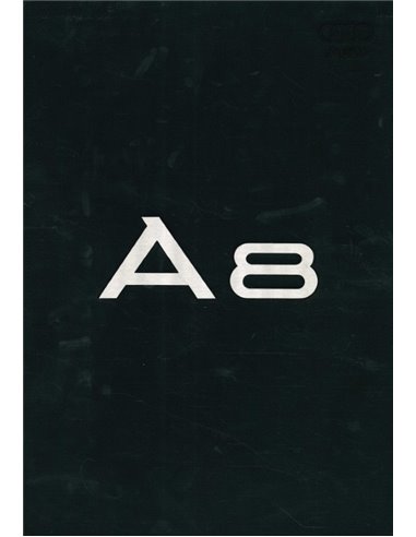 2002 AUDI A8 HARDBACK PRESSKIT GERMAN