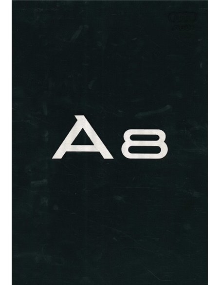 2002 AUDI A8 HARDBACK PRESSKIT GERMAN