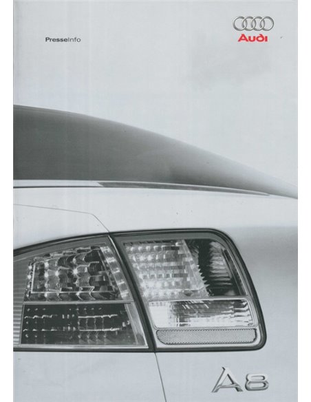 2002 AUDI A8 HARDCOVER PERSMAP DUITS