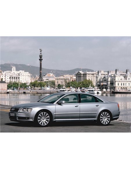 2002 AUDI A8 HARDBACK PRESSKIT GERMAN