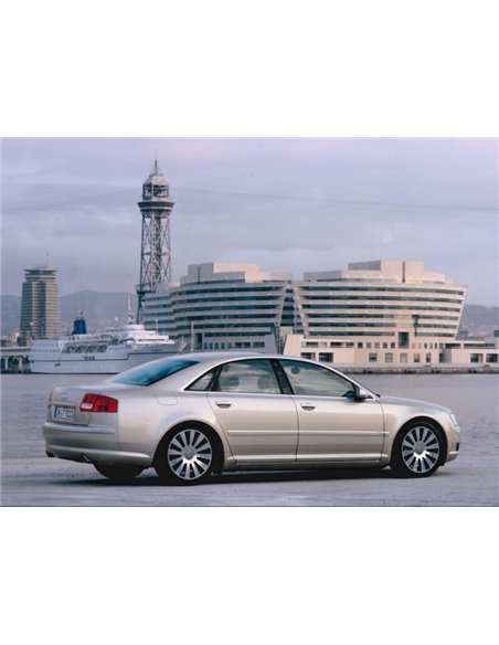 2002 AUDI A8 HARDCOVER PRESSEMAPPE DEUTSCH