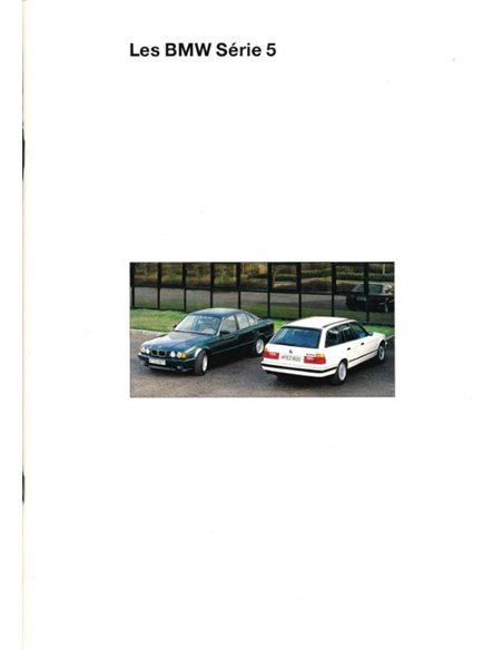 1993 BMW 5 SERIE TOURING | SEDAN BROCHURE FRANS