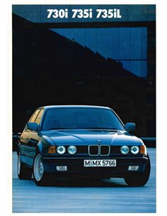 1986 BMW 7 SERIE BROCHURE DUITS