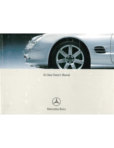 2001 MERCEDES BENZ SL CLASS OWNERS MANUAL ENGLISH