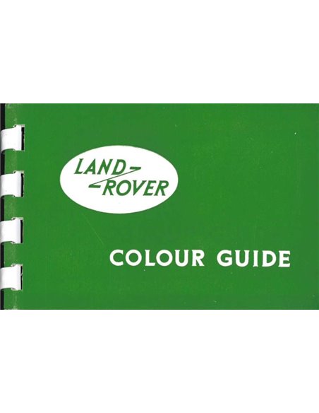 1961 LAND ROVER COLOUR BROCHURE ENGLISH