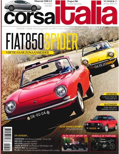 2016 CORSA ITALIA MAGAZINE 17 NEDERLANDS