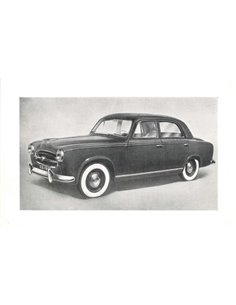 1955 PEUGEOT 403 BROCHURE FRENCH 2