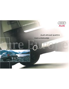 2003 AUDI ALLROAD QUATTRO OWNERS MANUAL DUTCH