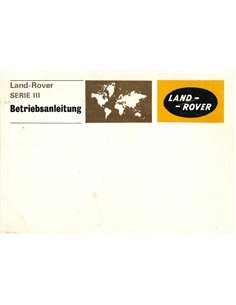 1980 LAND ROVER 88  | 109 OWNERS MANUAL GERMAN