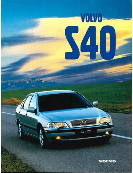 1998 VOLVO S40 BROCHURE DUTCH