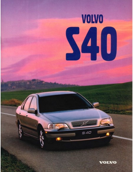 1998 VOLVO S40 BROCHURE DUITS