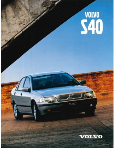 1998 VOLVO S40 BROCHURE NIEDERLÄNDISCH