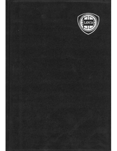1979 LANCIA GAMMA BERLINA HARDCOVER INSTRUCTIEBOEKJE ENGELS