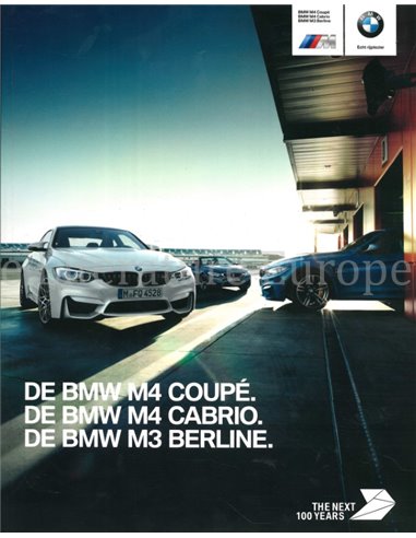 2016 BMW M3 | M4 PROSPEKT NIEDERLÄNDISCH
