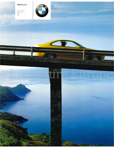 2000 BMW M RANGE BROCHURE DUTCH