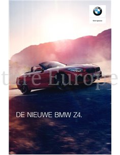 2019 BMW Z4 PROSPEKT NIEDERLÄNDISCH