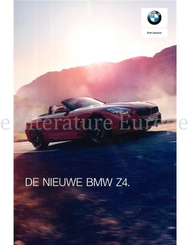 2019 BMW Z4 BROCHURE DUTCH