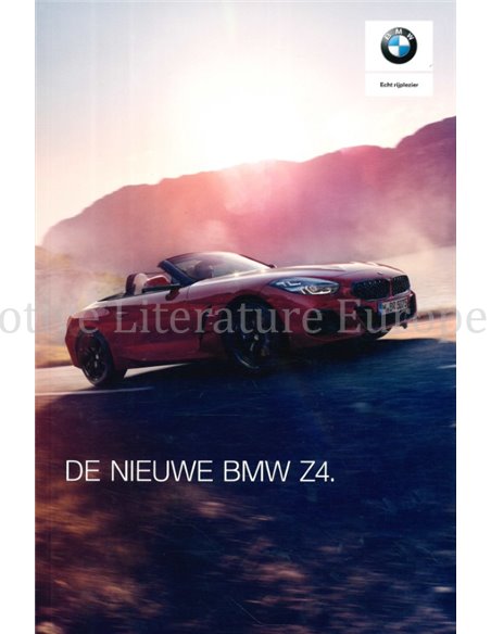 2019 BMW Z4 PROSPEKT NIEDERLÄNDISCH