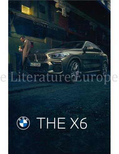 2020 BMW X6 PROSPEKT NIEDERLANDISCH
