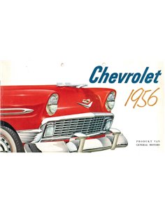 1956 CHEVROLET PROGRAMM PROSPEKT NIEDERLÄNDISCH
