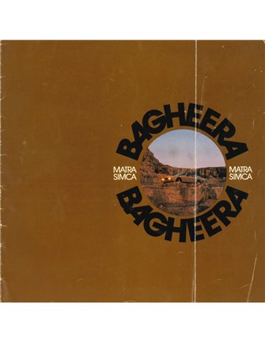 1975 MATRA SIMCA BAGHEERA BROCHURE DUTCH