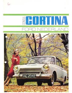 1964 FORD CONSUL CORTINA BROCHURE DUTCH