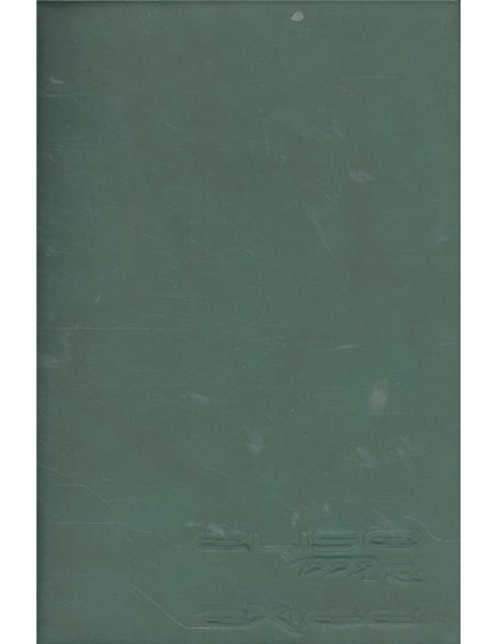 2004 LOTUS ELISE 111R | EXIGE BETRIEBSANLEITUNG + BORDMAPPE ENGLISCH