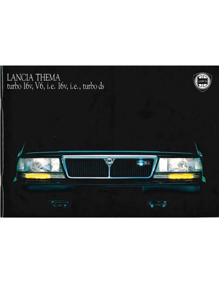 1989 LANCIA THEMA PROSPEKT ITALIENISCH