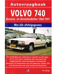 1984 - 1991 VOLVO 740 BENZIN & DIESEL REPARATURANLEITUNG NIEDERLÄNDISCH