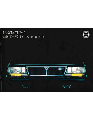 1989 LANCIA THEMA BROCHURE ITALIAN