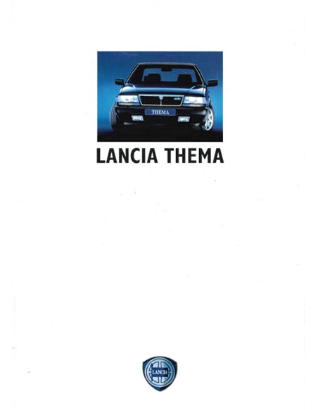 1989 LANCIA THEMA PROSPEKT DEUTSCH