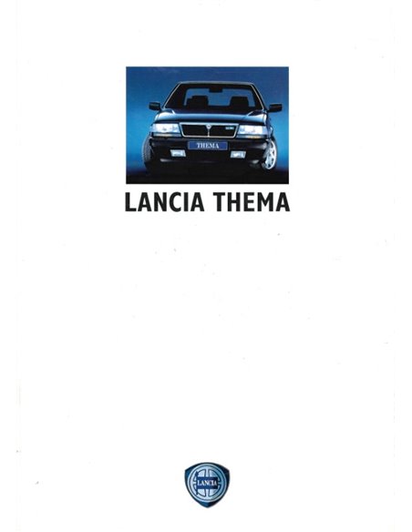 1989 LANCIA THEMA BROCHURE GERMAN