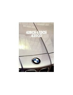 1980 BMW 6 SERIE BROCHURE NEDERLANDS