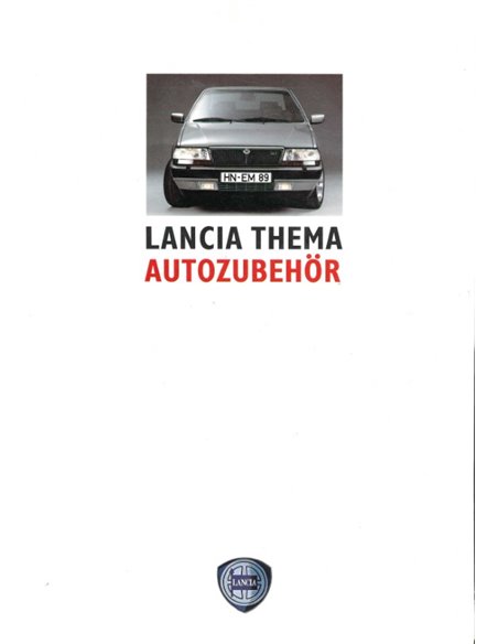 1990 LANCIA THEMA ACCESSOIRES BROCHURE DUITS