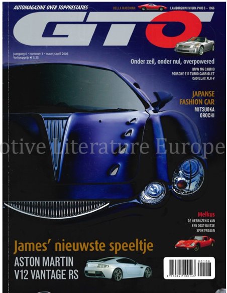 2008 GTO MAGAZINE 01 DUTCH