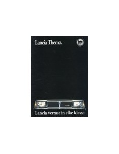1986 LANCIA THEMA BROCHURE NEDERLANDS