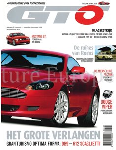 2004 GTO MAGAZIN 05 NIEDERLÄNDISCH