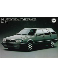 1986 LANCIA THEMA STATIONWAGON BROCHURE NEDERLANDS