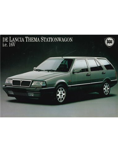 1986 LANCIA THEMA STATIONWAGON BROCHURE DUTCH