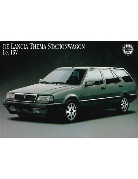1986 LANCIA THEMA PROSPEKT NIEDERLANDISCH