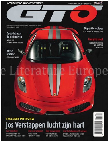 2007/2008 GTO MAGAZINE 06 NEDERLANDS