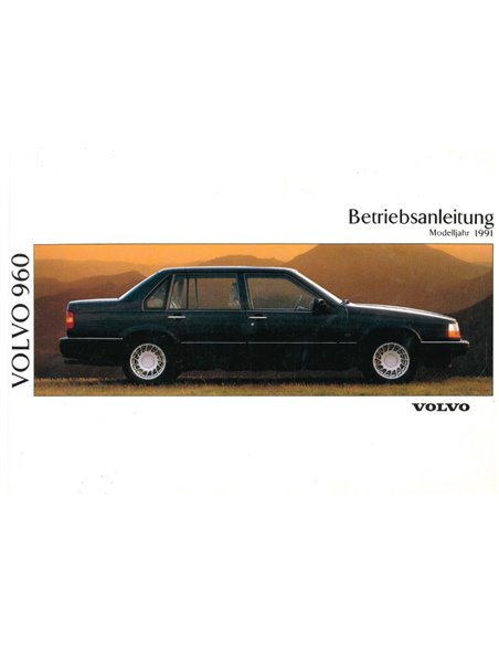 1991 VOLVO 960 OWNERS MANUAL GERMAN