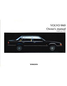 1992 VOLVO 960 OWNERS MANUAL ENGLISH