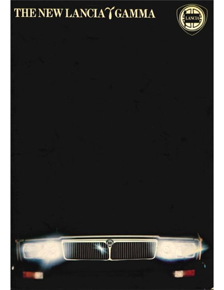 1981 LANCIA GAMMA BERLINA | COUPE BROCHURE ENGELS