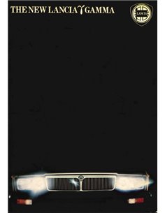 1981 LANCIA GAMMA BERLINA | COUPE BROCHURE ENGELS