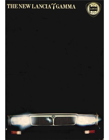 1981 LANCIA GAMMA BERLINA | COUPE BROCHURE ENGLISH