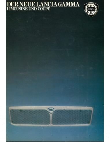 1981 LANCIA GAMMA PROSPEKT DEUTSCH